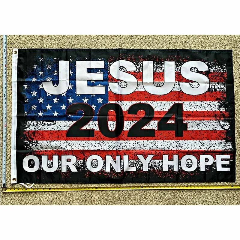 Jesus: Our Beacon of Hope Flag